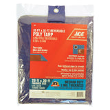 TARP POLY BLUE/BRN20X30
