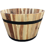 RND WD BARREL PLNT21"