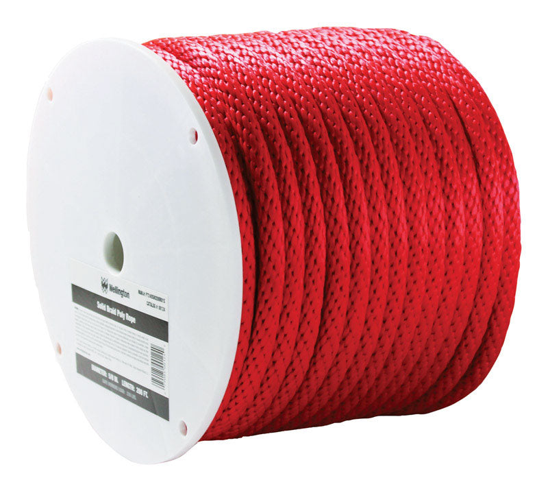 Koch 5/8 in. D X 140 ft. L Red Solid Braided Polypropylene Derby Rope