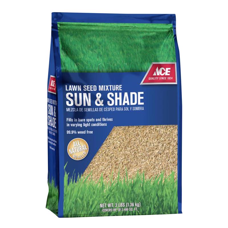 Ace Mixed Sun or Shade Grass Seed 3 lb