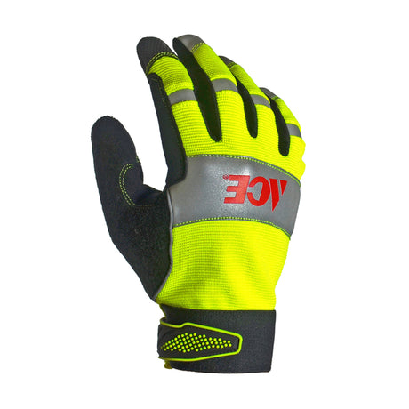 ACE GLOVES HI-VIZ L