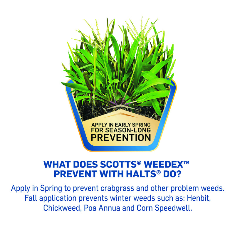 Scotts WeedEx Prevent with Halts Weed Preventer Granules 10 lb