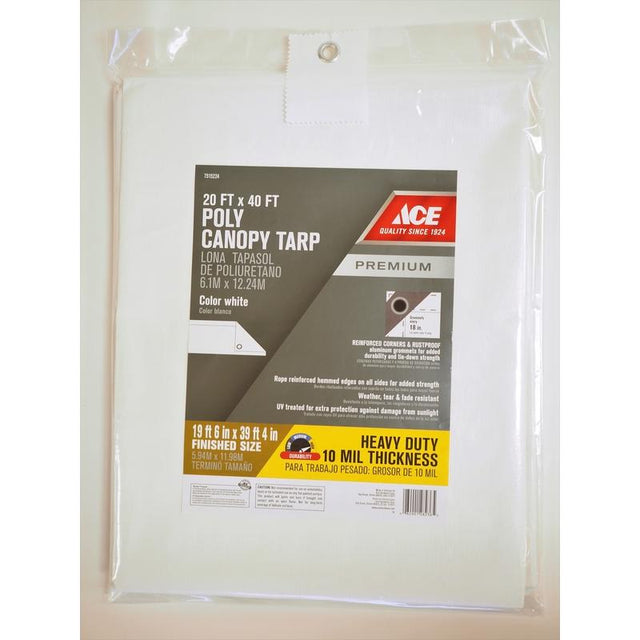 CANOPY TARP HD20'X40'WH