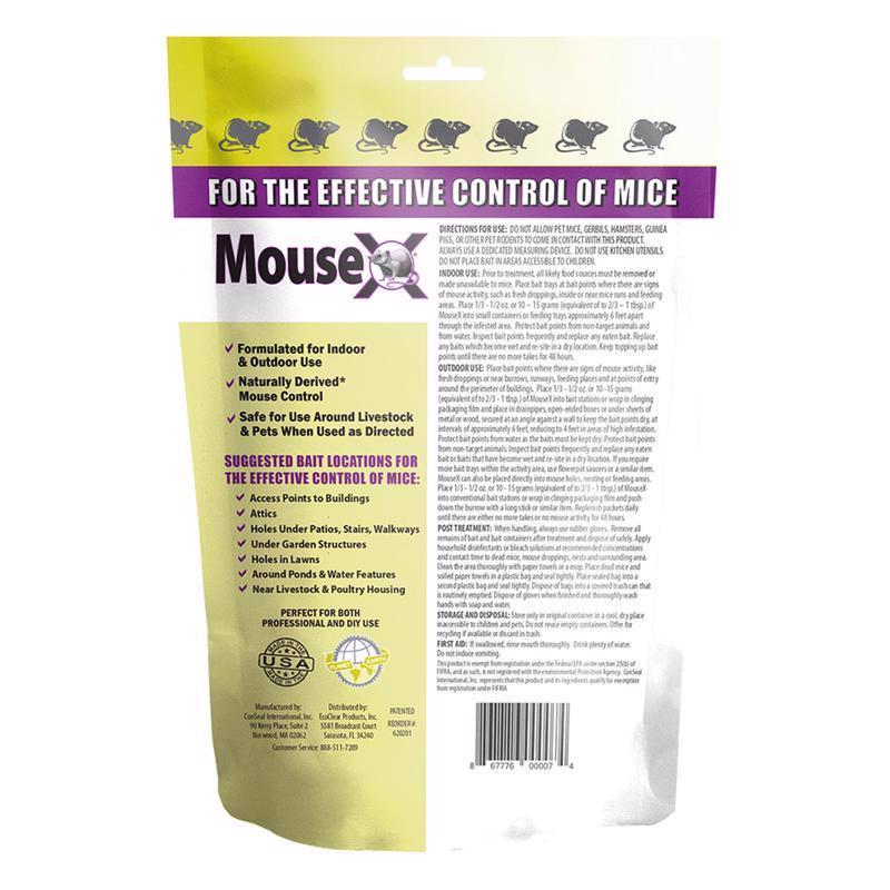 MouseX Non-Toxic Bait Pellets For Mice 1 lb 1 pk