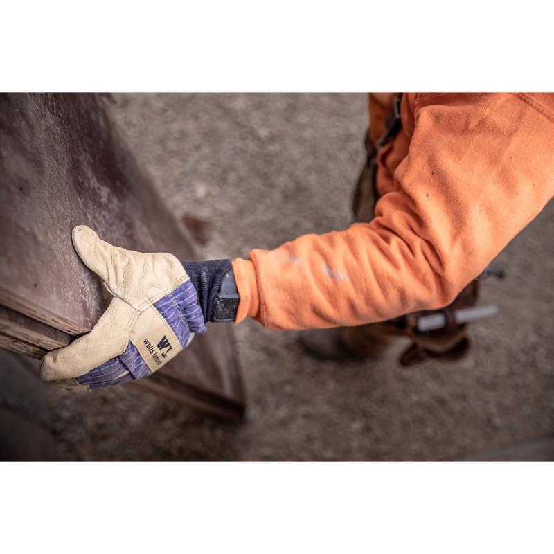 Wells Lamont Men's Outdoor Cold Weather Work Gloves Blue/Tan L 1 pk