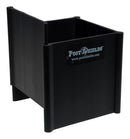 Post Shields Inc. 4 in. H X 4 in. W X 4 in. L Plastic Black Fence Post Protection