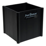 Post Shields Inc. 4 in. H X 4 in. W X 4 in. L Plastic Black Fence Post Protection