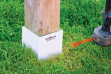 Post Shields Inc. 4 in. H X 4 in. W X 4 in. L Plastic Black Fence Post Protection