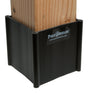 POST SHIELDS BRN 4X4 4"