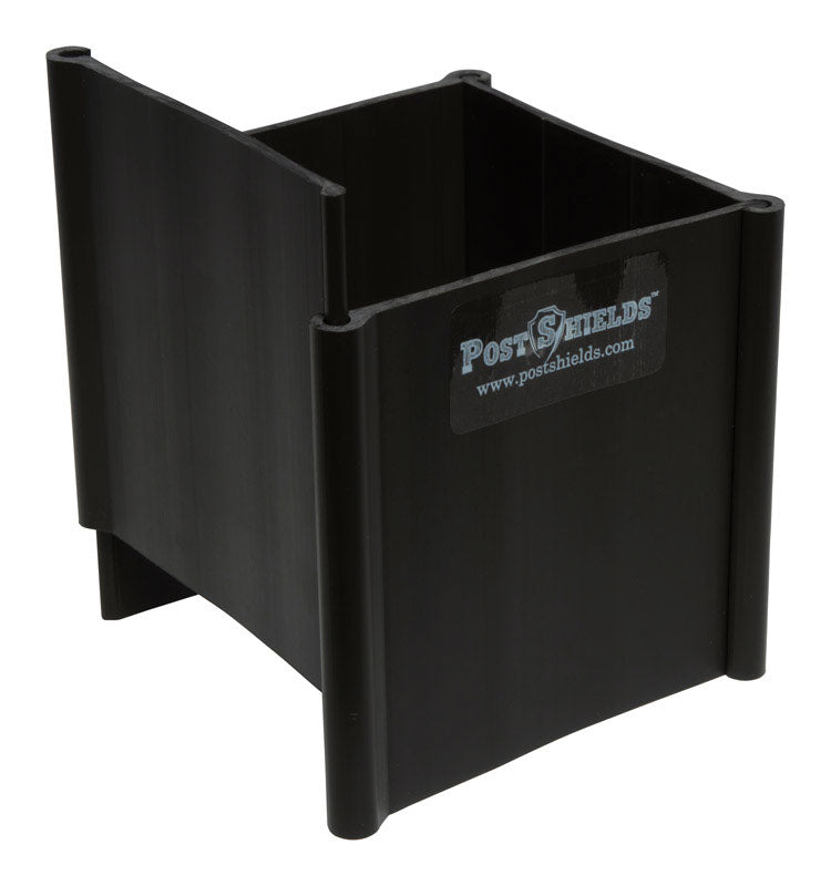 Post Shields Inc. 4 in. H X 4 in. W X 4 in. L Plastic Brown Fence Post Protection