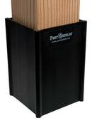 POST SHIELDS BLK 4X4 6"