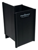 Post Shields Inc. 6 in. H X 4 in. W X 4 in. L Plastic Black Fence Post Protection