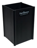 Post Shields Inc. 6 in. H X 4 in. W X 4 in. L Plastic Black Fence Post Protection