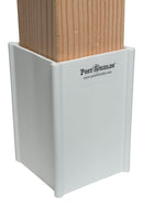 POST SHIELDS WHT 4X4 6"