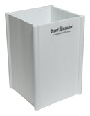 Post Shields Inc. 6 in. H X 4 in. W X 4 in. L Plastic White Fence Post Protection