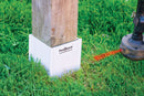 Post Shields Inc. 6 in. H X 4 in. W X 4 in. L Plastic White Fence Post Protection