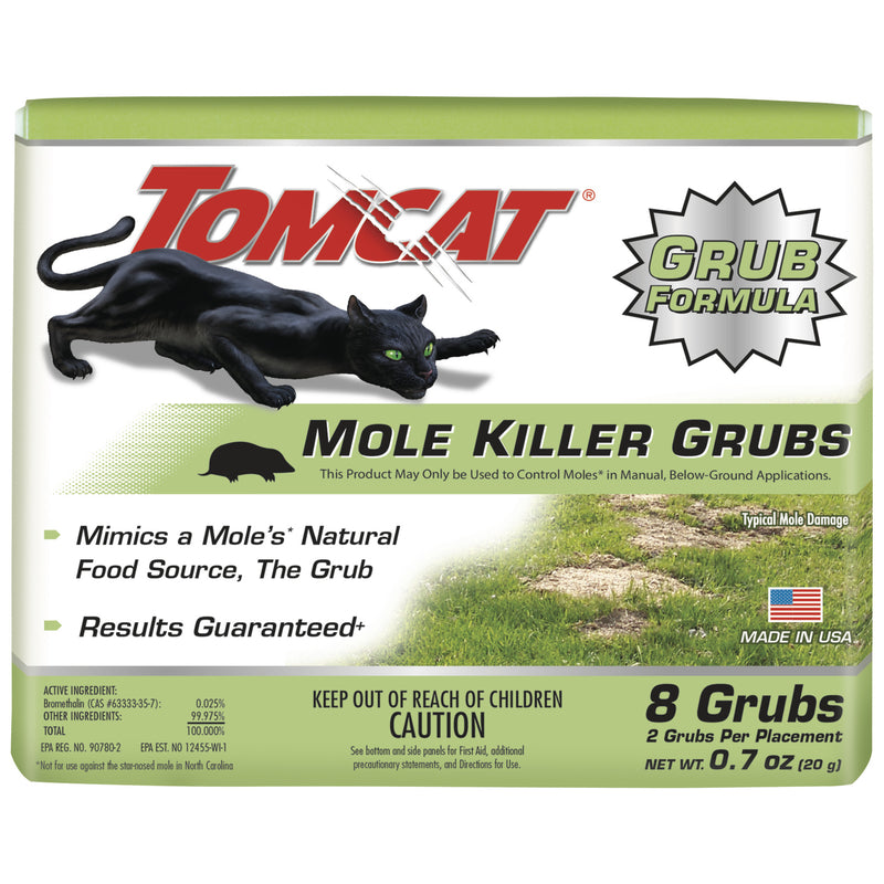 Tomcat Bait Grubs For Moles 8 pk