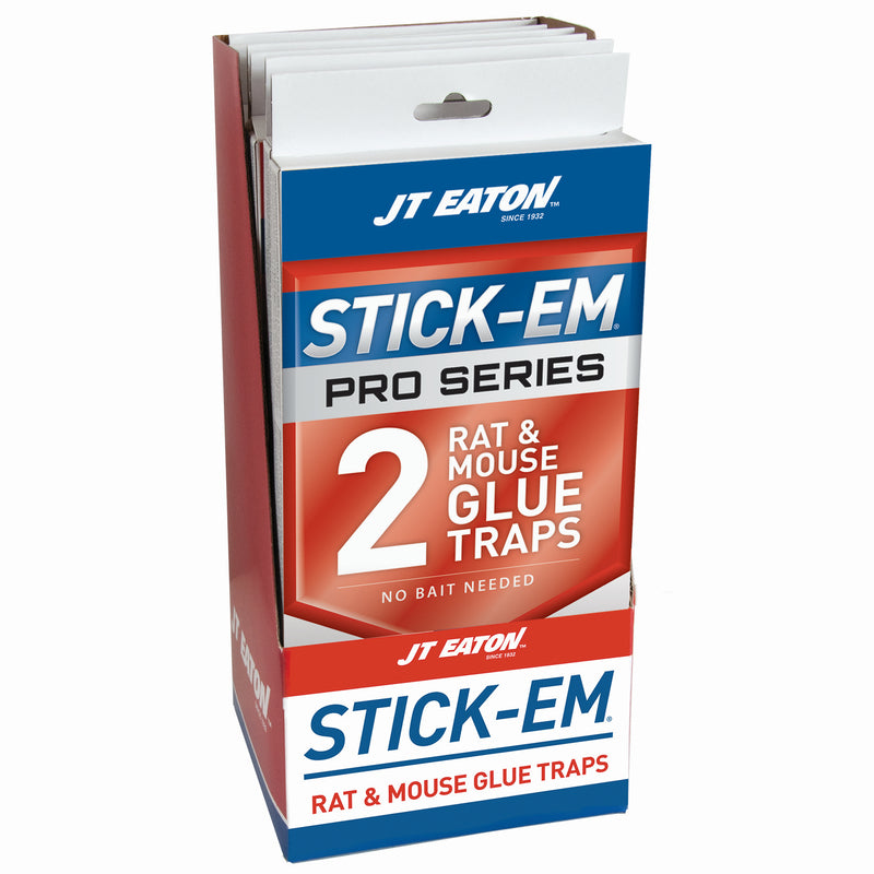 JT Eaton Stick-Em Pro Series Medium Glue Board Trap For Rodents 2 pk