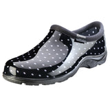 Sloggers Women's Garden/Rain Shoes 9 US Black Polka Dot