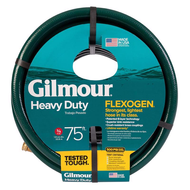 Gilmour Flexogen 3/4 in. D X 75 ft. L Heavy Duty Garden Hose