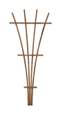 WOOD TRELLIS FAN BRN 48"