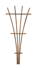 WOOD TRELLIS FAN BRN 48"