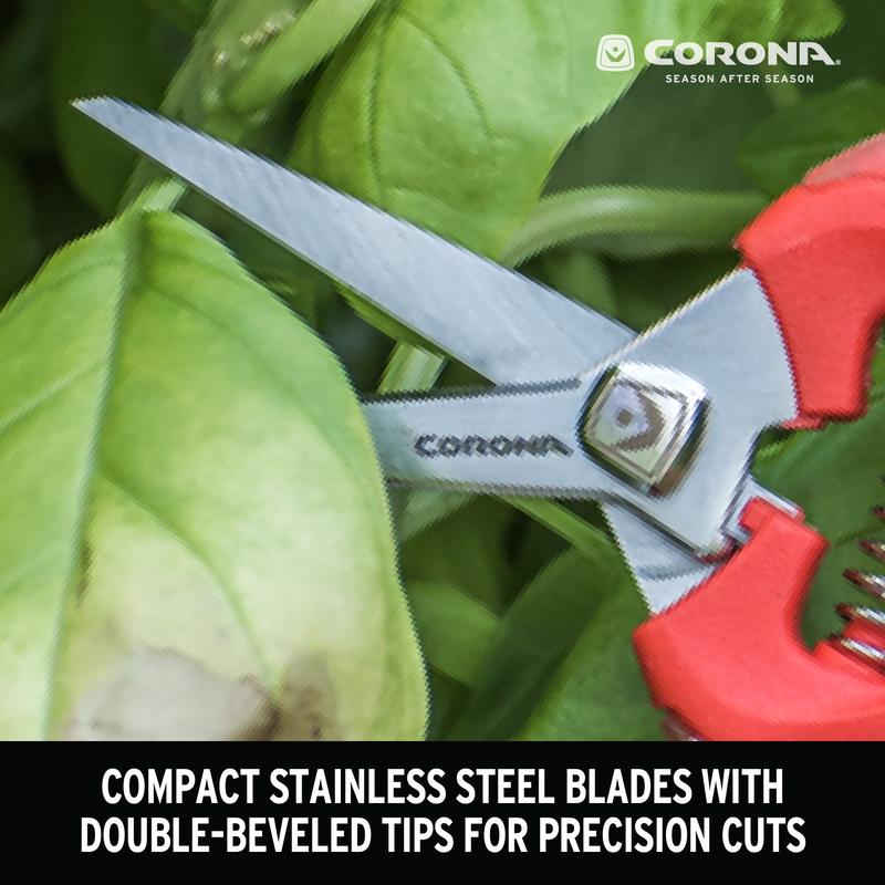 Corona ComfortGEL 5 in. Steel Precision Tip Leaf/Stem Micro Snip