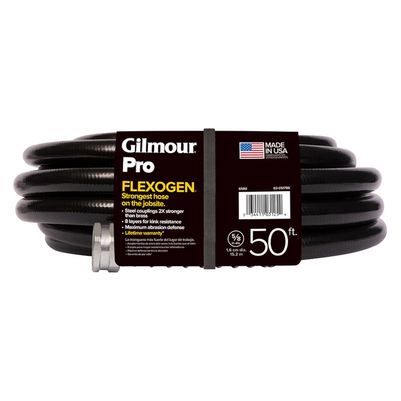 Gilmour Flexogen 5/8 in. D X 50 ft. L Professional Grade Garden Hose