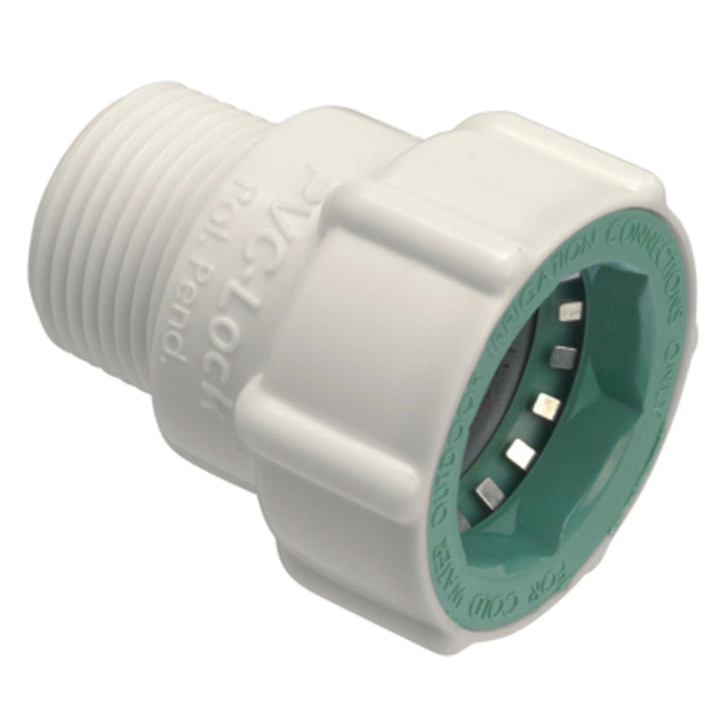 Orbit PVC-Lock 3/4 in. Push X 3/4 in. D MPT Plastic Pipe Adapter