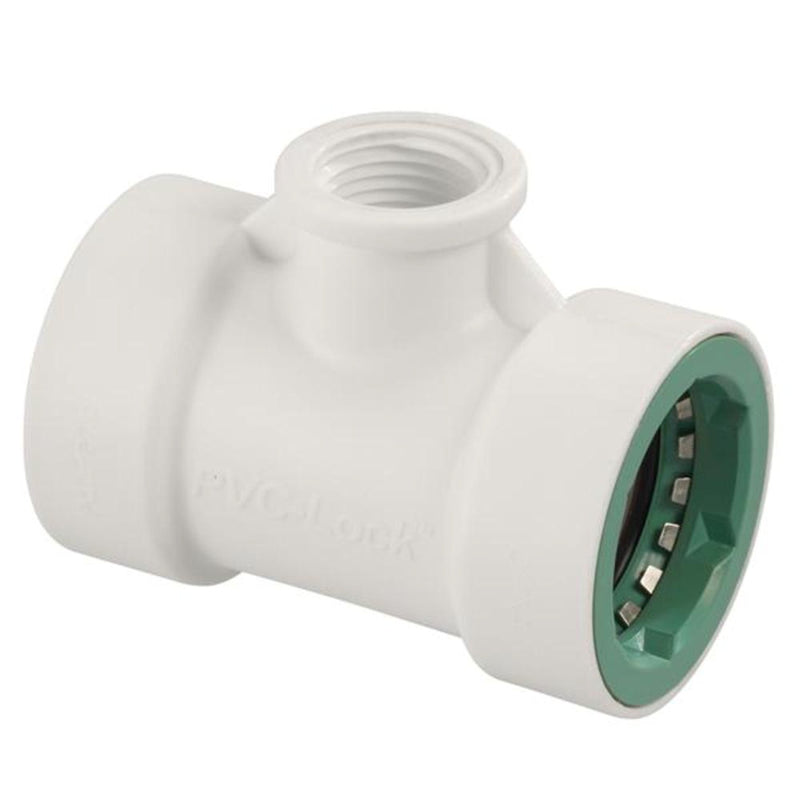 Orbit PVC-Lock 1/2 in. Push X 1/2 in. D FPT Plastic Tee Connector