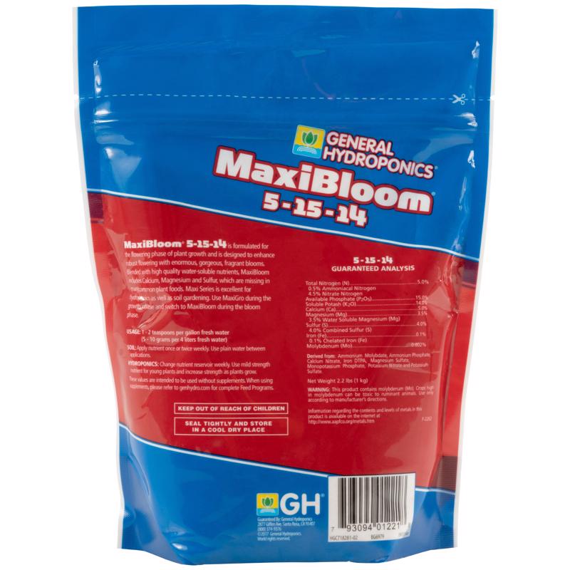 General Hydroponics MaxiBloom Plant Food 2.2 lb