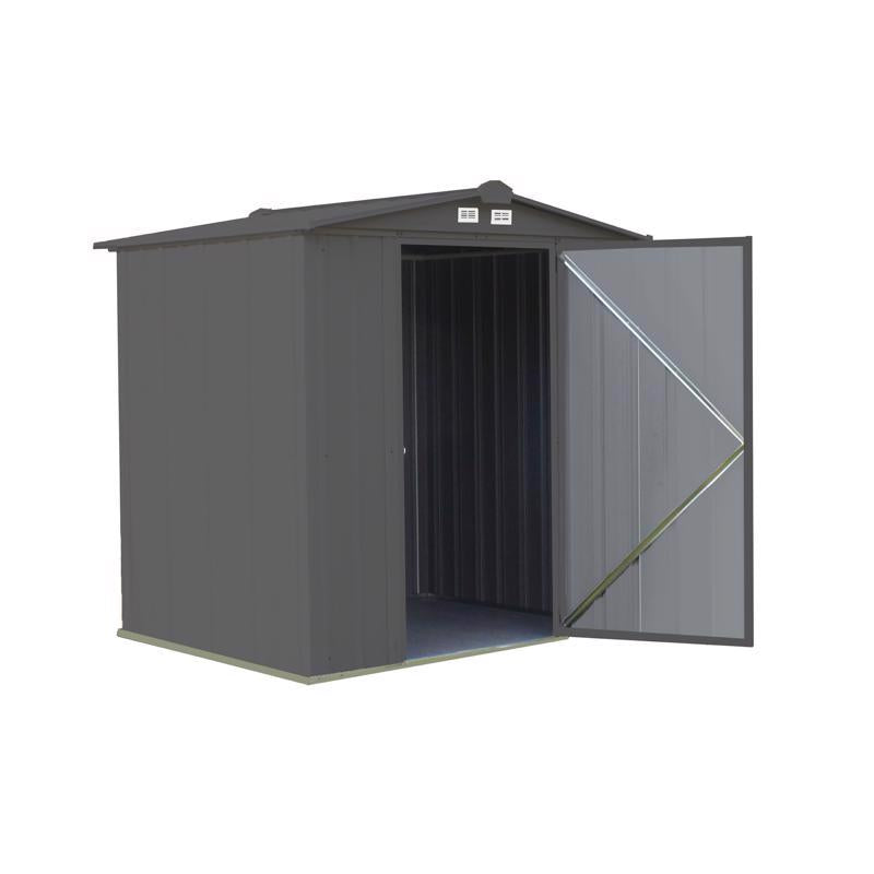 Arrow Ezee 6 ft. x 5 ft. Metal Vertical Peak Storage Shed without Floor Kit