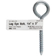 LAG EYE BOLT 1/4"X3"