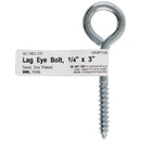 LAG EYE BOLT 1/4"X3"