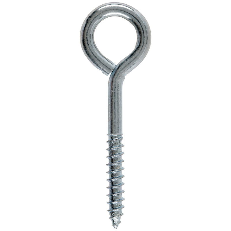 Hampton 1/4 in. X 3 in. L Zinc-Plated Steel Lag Thread Eyebolt