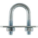 Hampton 1/4 in. X 3/4 in. W X 1-1/2 in. L Coarse Zinc-Plated Steel U-Bolt