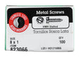 SCRW SM HEX SS 8X1"BX100