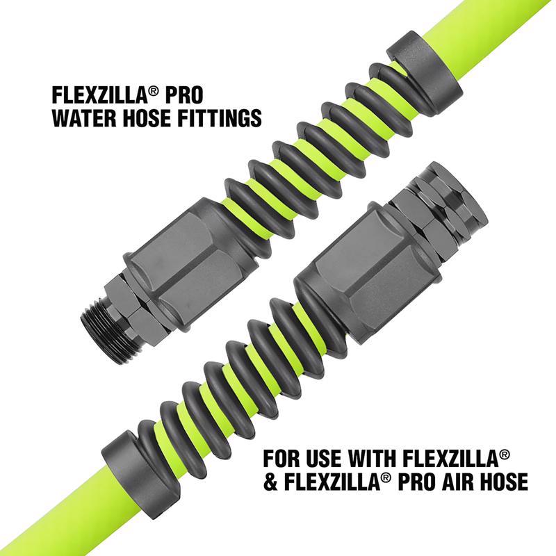 Legacy Flexzilla Pro 5/8 in. Aluminum Threaded Male Reusable Hose Repair Fitting