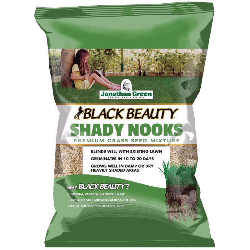 Jonathan Green Black Beauty Shady Nooks Mixed Full Shade Grass Seed 25 lb