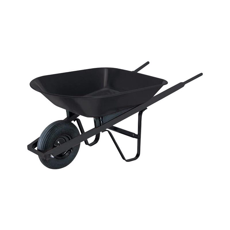 WHEELBARRW STEEL BLK 4CF