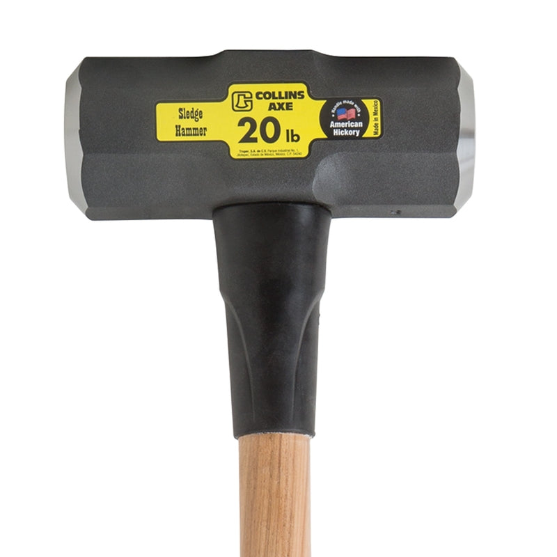 Collins 20 lb Steel Double Face Sledge Hammer 36 in. Hickory Handle