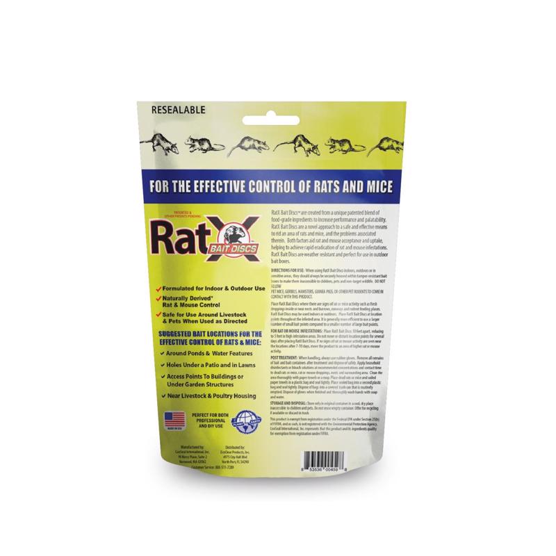 RatX Non-Toxic Bait Pellets For Mice and Rats 1 lb 1 pk