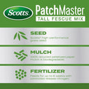 Scotts PatchMaster Tall Fescue Grass Sun or Shade Seed/Fertilizer/Mulch Repair Kit 10 lb
