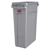 GARBAGE CAN23G GRY RESIN