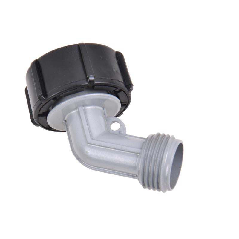 Ace 3/4 in. Zinc Threaded Male/Female Gooseneck Hose Adapter