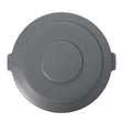 GARBAGE CAN LID 29" GRAY