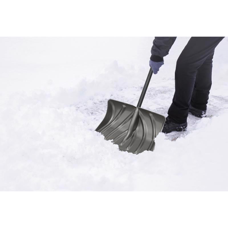 Suncast 20 in. W X 51 in. L Poly Snow Shovel