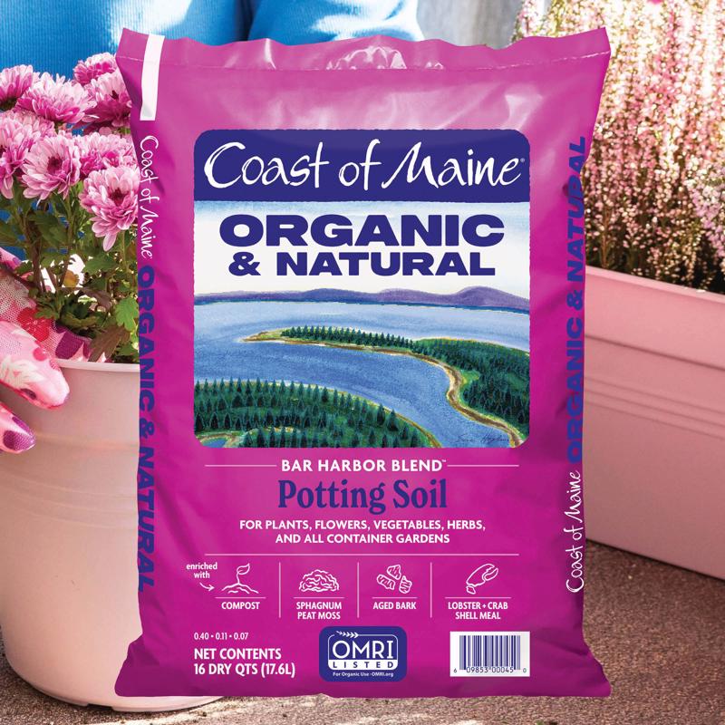 Coast of Maine Bar Harbor Blend Organic Flower and Plant Potting Soil 8 qt