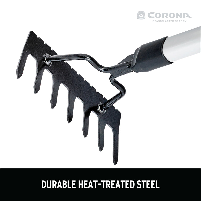 Corona ComfortGel 36 in. 7 Tine Steel Bow Rake Steel Handle