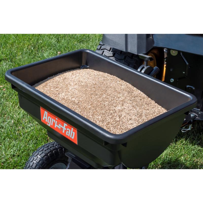 Agri-Fab 120 in. W Tow Behind Spreader For Fertilizer/Ice Melt/Seed 85 lb. cap.